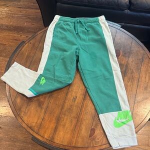 Nike Kids Teal and Gray Joggers